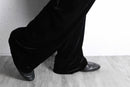 velours straight easy pants