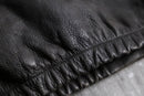 “COLUMBIA” dark brown real leather jacket