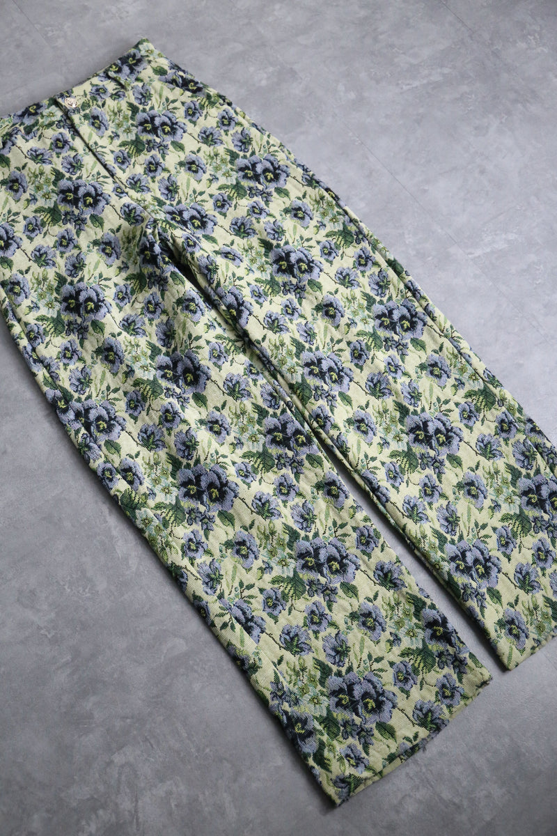 flower pattern high west straight pants