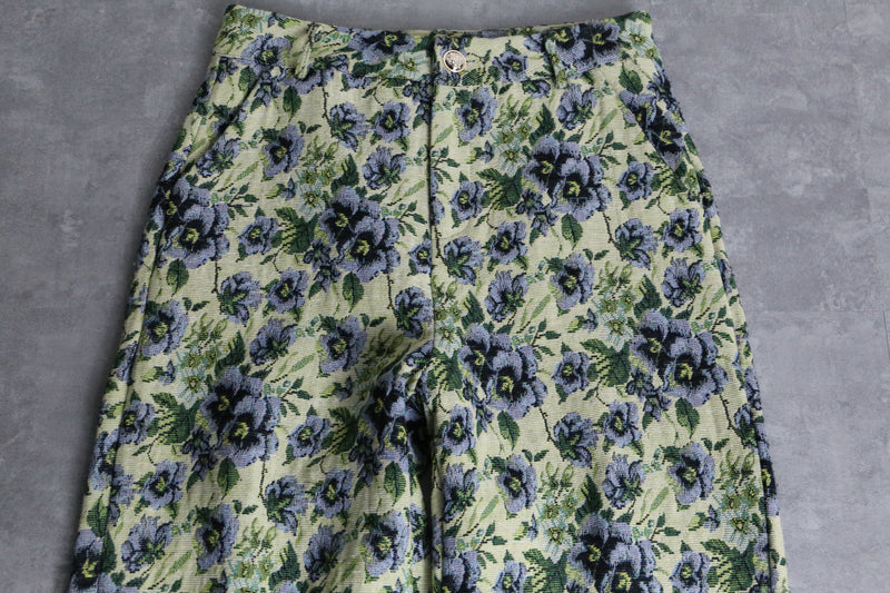 flower pattern high west straight pants