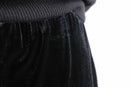 velours straight easy pants