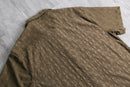 2000s NO BOUNDARIES open collar mesh shirt
