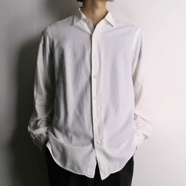 "POLO RL" white color cotton dress shirt