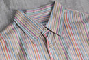 “MISSONI” multi color stripe dress shirt