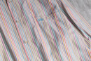 “MISSONI” multi color stripe dress shirt