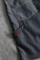 2000s SANCEZZ baggy metallic denim shorts