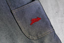 2000s SANCEZZ baggy metallic denim shorts