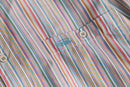“MISSONI” multi color stripe dress shirt