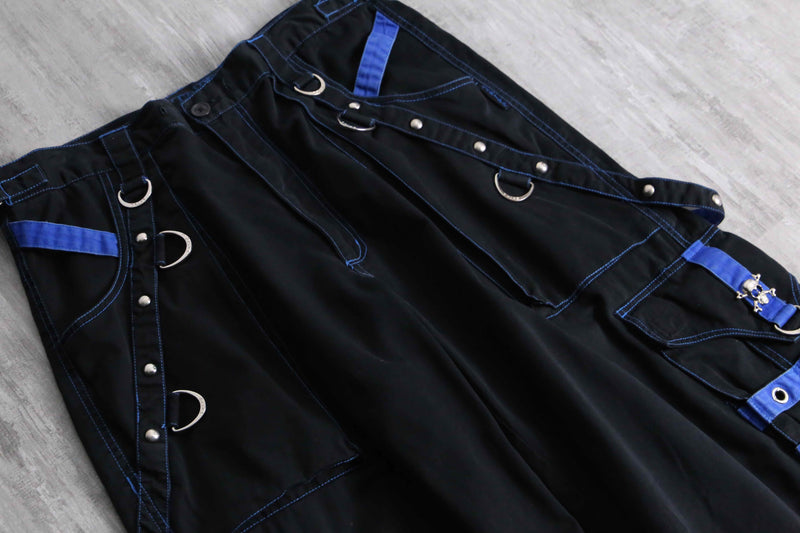 1990s TRIPP NYC bondage pants "electric Blue"