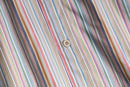 “MISSONI” multi color stripe dress shirt