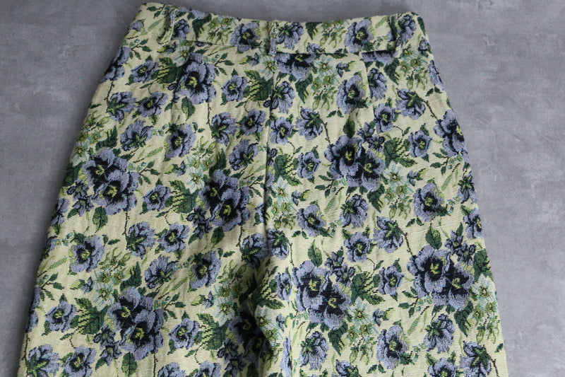 flower pattern high west straight pants