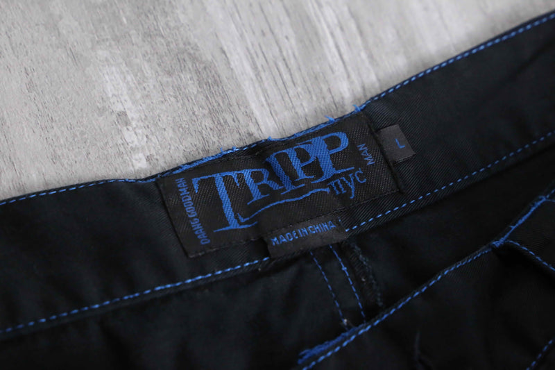 1990s TRIPP NYC bondage pants "electric Blue"