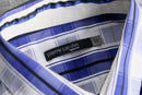 “PIERRE CARDIN” blue plaid check shirt