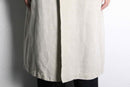 ivory linen sing coat