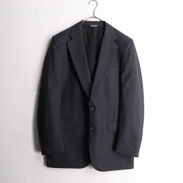 "Burberry's" charcoal gray color single tailored jacket