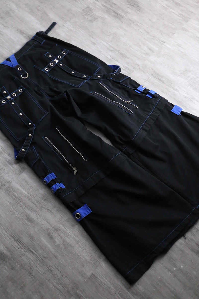 1990s TRIPP NYC bondage pants "electric Blue"