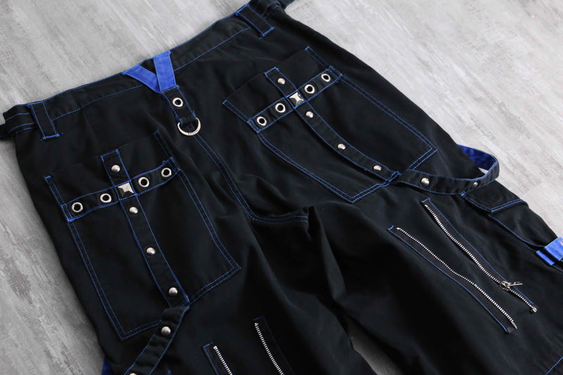 1990s TRIPP NYC bondage pants "electric Blue"