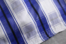 “PIERRE CARDIN” blue plaid check shirt