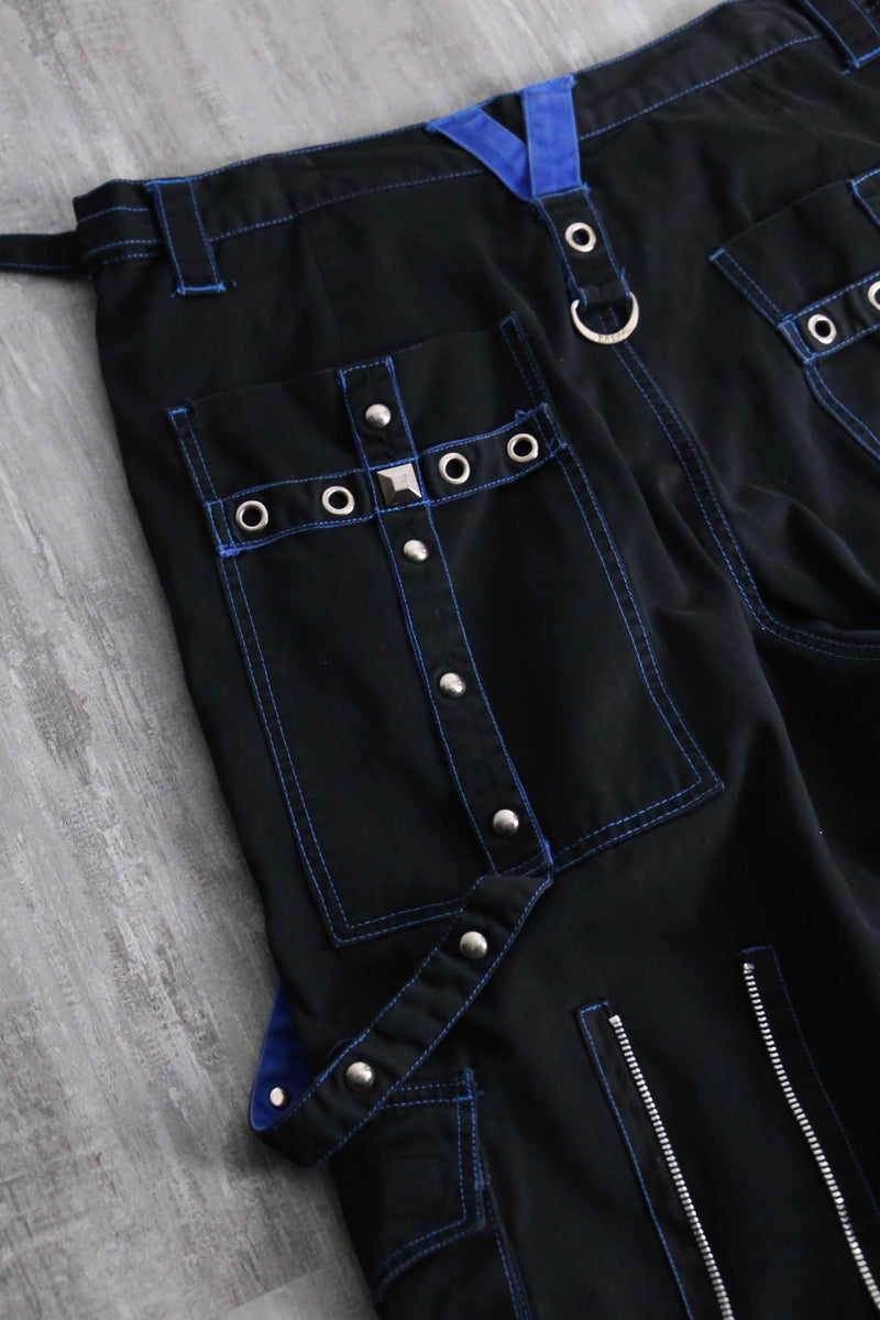 1990s TRIPP NYC bondage pants "electric Blue"