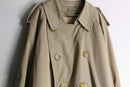 1990s Burberry's cotton gabardine trench coat