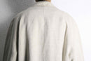 ivory linen sing coat