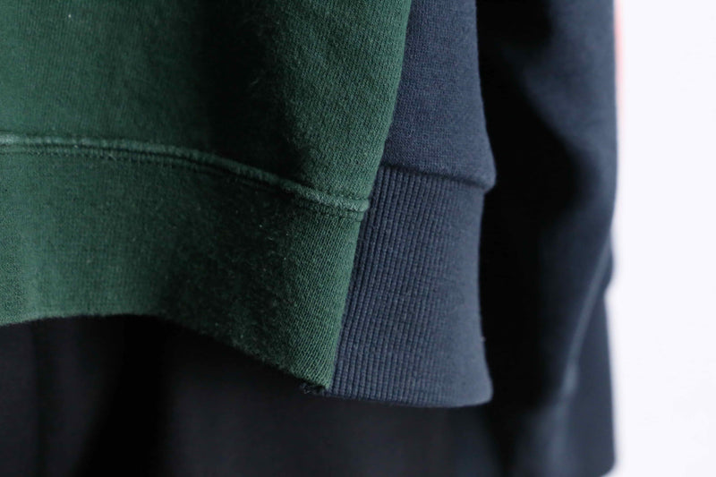 "Re:make" docking sweat×track hoodie