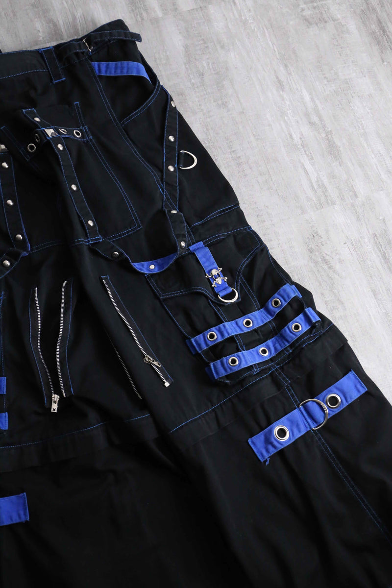 1990s TRIPP NYC bondage pants "electric Blue"