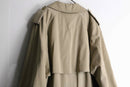 1990s Burberry's cotton gabardine trench coat
