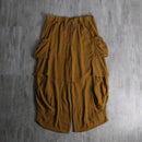 2000s layered design wide cargo pants