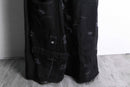 ''Re:make''buggy black denim pants