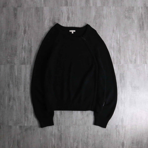 2000s Calvin Klein Jeans diagonal zipper knit