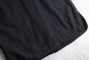 black dolman sleeve wool coat