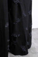 ''Re:make''buggy black denim pants