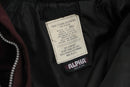 burgundy fur hood military jacket