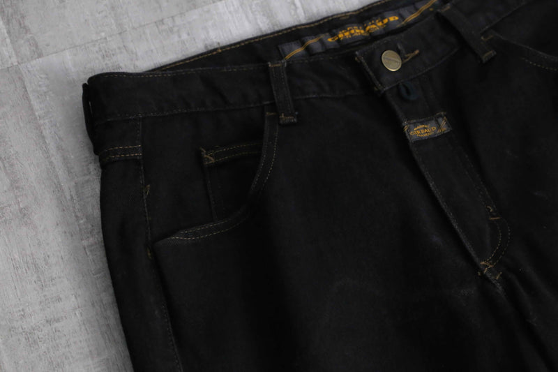 1990s M+Francois Girbaud black baggy denim pants