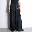 ''Re:make'' wide patchwork sweat pants