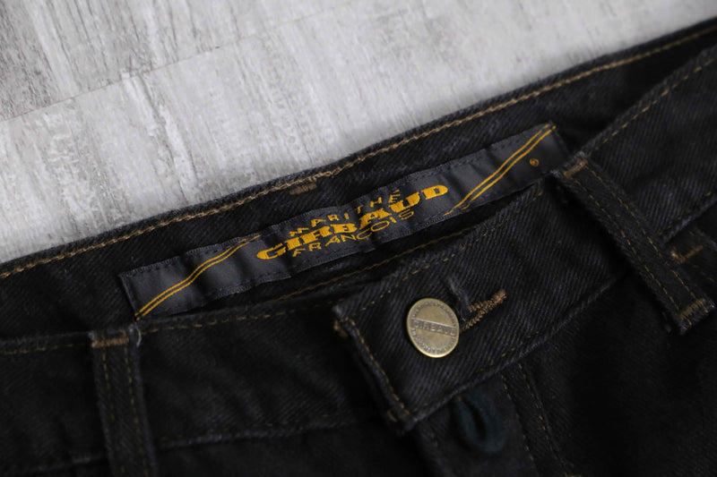 1990s M+Francois Girbaud black baggy denim pants