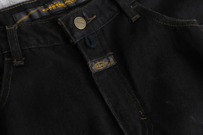 1990s M+Francois Girbaud black baggy denim pants