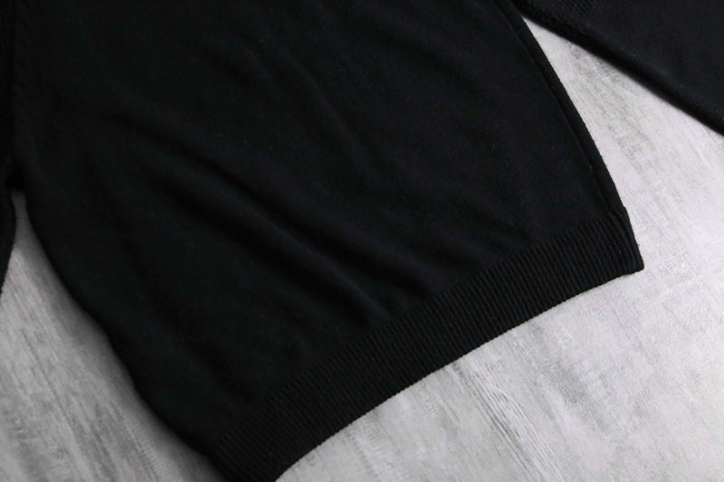 2000s Calvin Klein Jeans diagonal zipper knit