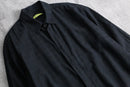 2000s VERSACE JEANS woven pattern black shirt