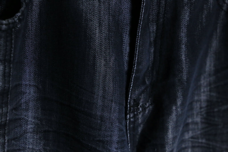 luster design black denim pants