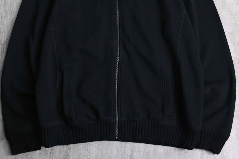 “Calvin Klein” black color mock neck zip sweat