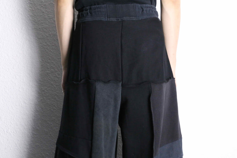 ''Re:make'' wide patchwork sweat pants