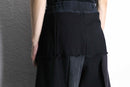 ''Re:make'' wide patchwork sweat pants
