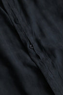 2000s VERSACE JEANS woven pattern black shirt