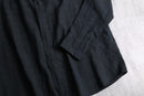 2000s VERSACE JEANS woven pattern black shirt