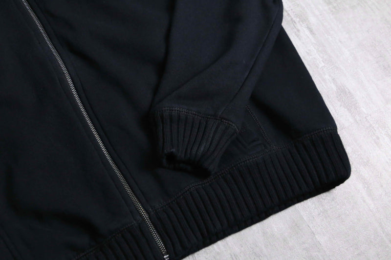 “Calvin Klein” black color mock neck zip sweat