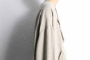 linen wide deformation pullover