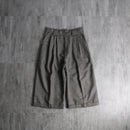 unknown 3tuck wool slacks shorts
