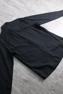 2000s VERSACE JEANS woven pattern black shirt